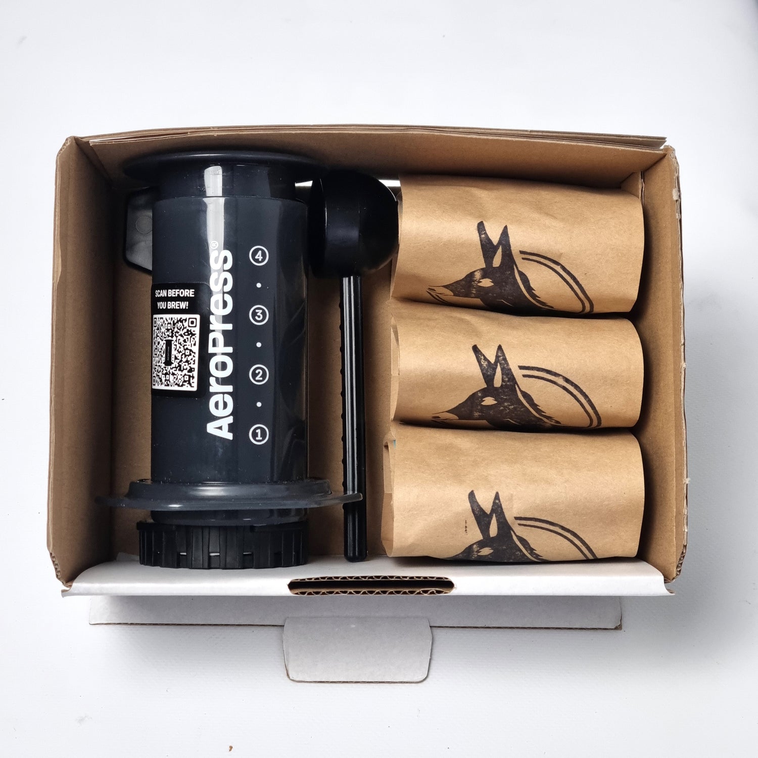 Pack Aeropress + 3 cafés x 100 g