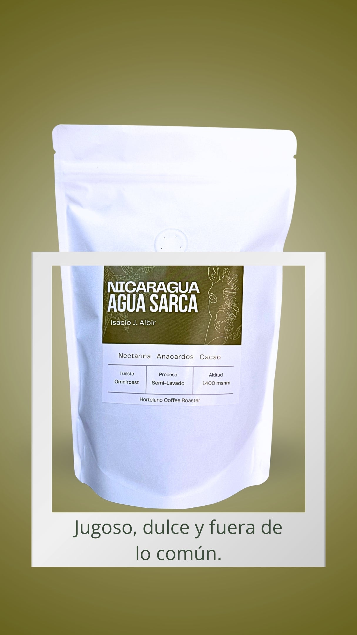 Nicaragua Maracaturra Semi-Lavado Isacio  J. Albir