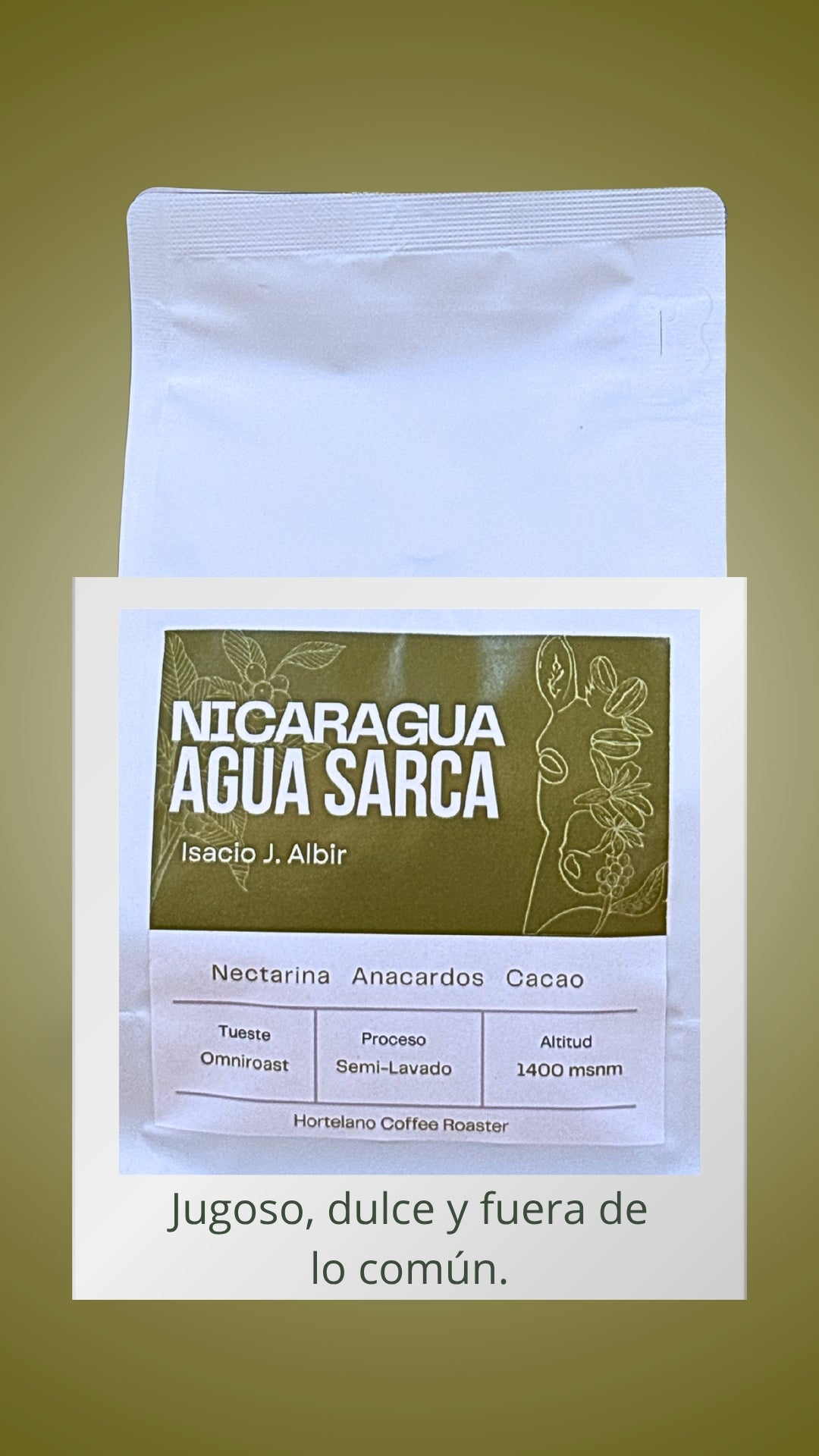 Nicaragua Maracaturra Semi-Lavado Isacio  J. Albir