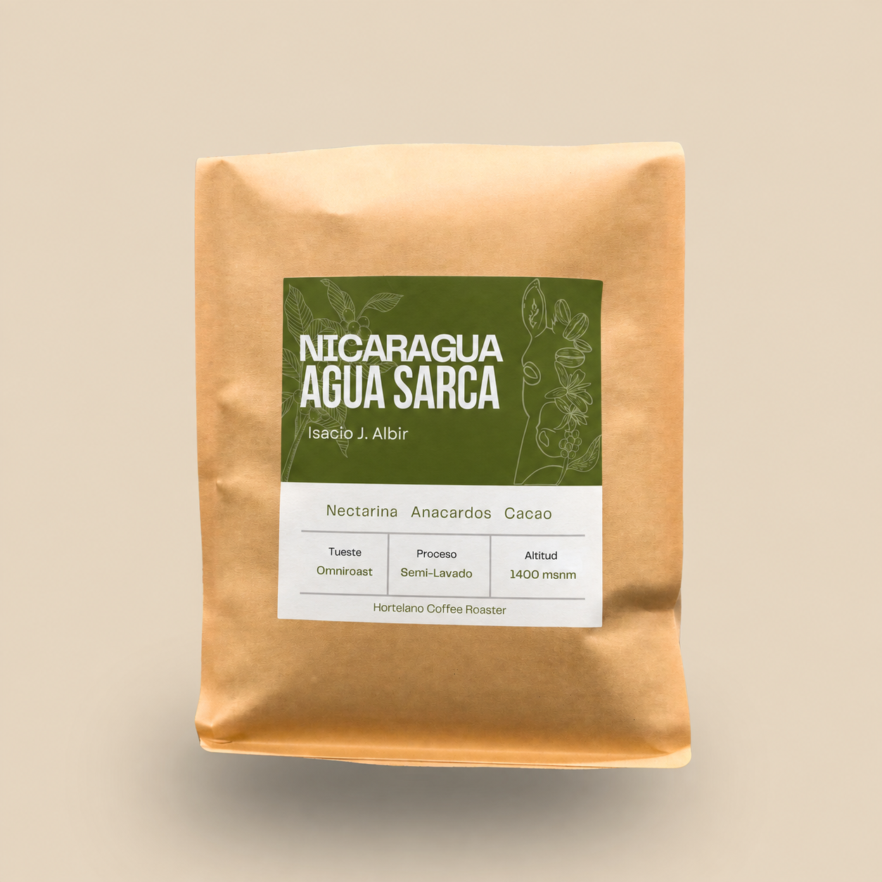 Nicaragua Maracaturra Semi-Lavado Isacio  J. Albir