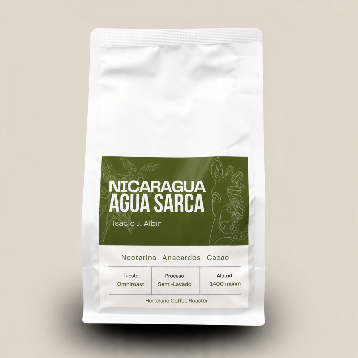 Nicaragua Maracaturra Semi-Lavado Isacio  J. Albir