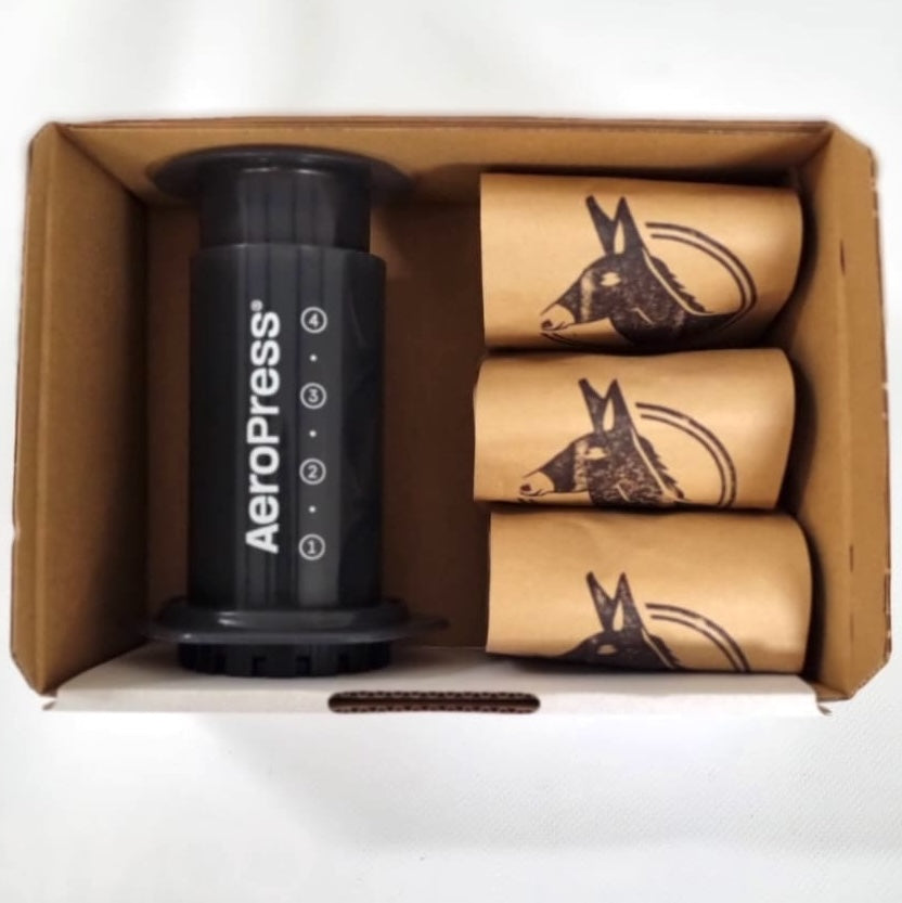 Pack Aeropress + 3 cafés x 100 g